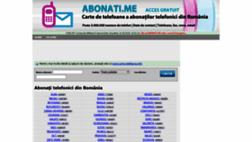 What Abonati.me website looked like in 2018 (5 years ago)