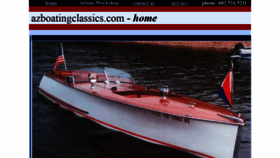 What Azboatingclassics.com website looked like in 2018 (5 years ago)