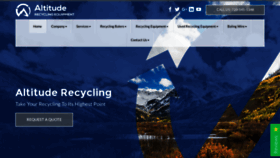 What Altituderecycling.com website looked like in 2018 (5 years ago)
