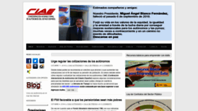 What Autonomos-ciae.es website looked like in 2018 (5 years ago)