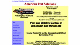 What Americanpestsolutions-mnwi.com website looked like in 2018 (5 years ago)