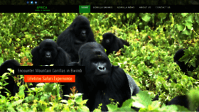 What Africagorillasafaris.com website looked like in 2018 (5 years ago)
