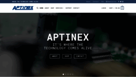 What Aptinex.com website looked like in 2018 (5 years ago)