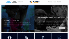 What Aliancaeducacional.com.br website looked like in 2018 (5 years ago)