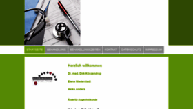 What Augenarzt-koessendrup.de website looked like in 2018 (5 years ago)
