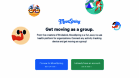 What App.movespring.com website looked like in 2018 (7 years ago)