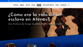 What Akropolis.es website looked like in 2018 (5 years ago)