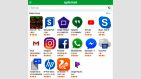 What Apkmat.com website looked like in 2018 (5 years ago)
