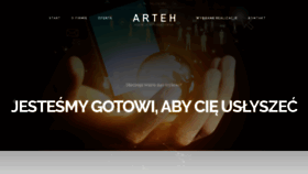 What Arteh.pl website looked like in 2018 (5 years ago)