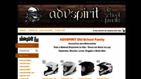 What Advspirit.pt website looked like in 2018 (5 years ago)