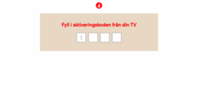 What Aktivera.tv4play.se website looked like in 2018 (5 years ago)