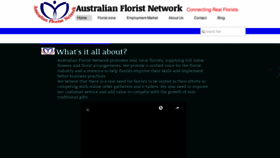 What Australianfloristnetwork.com.au website looked like in 2018 (5 years ago)