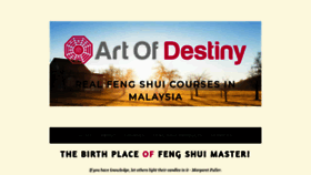 What Art-of-destiny.com website looked like in 2018 (5 years ago)