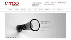 What Arrco.ae website looked like in 2018 (7 years ago)