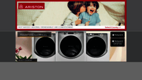 What Ariston.it website looked like in 2018 (5 years ago)