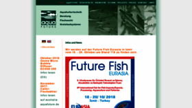 What Aquafuture.de website looked like in 2018 (5 years ago)
