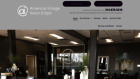 What Americanimagesalon.com website looked like in 2018 (5 years ago)