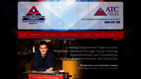 What Atcemployment.com.au website looked like in 2018 (5 years ago)