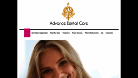 What Advance-dental-care.co.uk website looked like in 2018 (5 years ago)