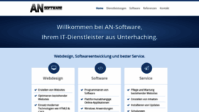 What An-software.de website looked like in 2018 (5 years ago)