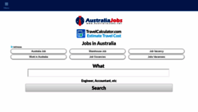 What Australiajobs.net website looked like in 2018 (5 years ago)