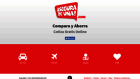 What Aseguradeuna.com website looked like in 2018 (5 years ago)