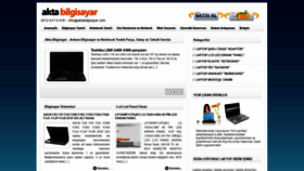 What Aktabilgisayar.com website looked like in 2018 (5 years ago)