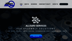 What Allegroservices.com.au website looked like in 2018 (5 years ago)