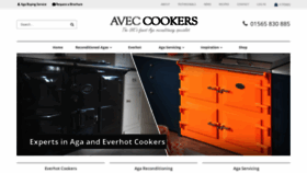 What Aveccookers.co.uk website looked like in 2018 (5 years ago)