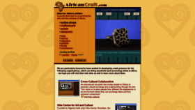 What Africancrafts.com website looked like in 2018 (5 years ago)