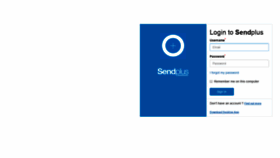 What App.sendplus.com website looked like in 2018 (5 years ago)