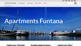 What Apartmani-funtana.com website looked like in 2018 (5 years ago)
