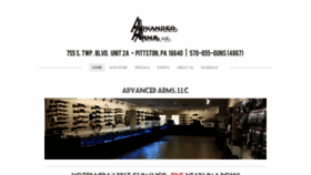 What Advancedarms.com website looked like in 2018 (5 years ago)