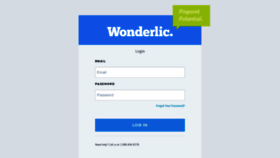 What Auth.wonderlic.com website looked like in 2018 (5 years ago)