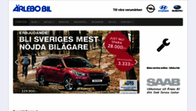 What Arlebobil.se website looked like in 2018 (5 years ago)