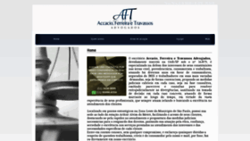 What Aftadvocacia.jur.adv.br website looked like in 2018 (5 years ago)