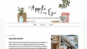 What Apple-of-my-eye.com website looked like in 2018 (5 years ago)