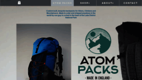 What Atompacks.co.uk website looked like in 2018 (5 years ago)