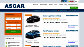 What Ascar.ro website looked like in 2018 (5 years ago)