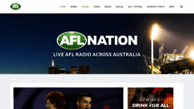What Aflnation.com.au website looked like in 2018 (5 years ago)