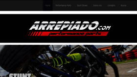 What Arrepiado.com website looked like in 2018 (5 years ago)