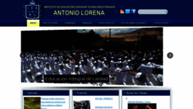 What Antoniolorena.com website looked like in 2018 (5 years ago)