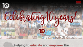 What Amazima.org website looked like in 2018 (6 years ago)