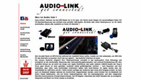 What Audio-link.eu website looked like in 2018 (5 years ago)