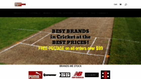What Allcricketgear.com.au website looked like in 2018 (5 years ago)