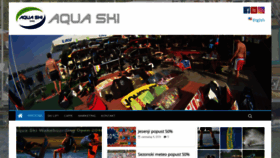 What Aquaski.rs website looked like in 2018 (5 years ago)
