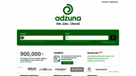 What Adzuna.de website looked like in 2018 (5 years ago)