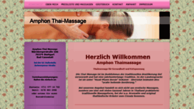 What Amphon-thai-massage.de website looked like in 2018 (5 years ago)