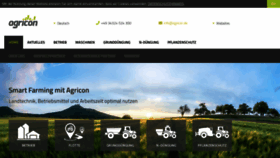 What Agricon.de website looked like in 2018 (5 years ago)