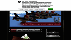 What Airventures-reisen.de website looked like in 2018 (5 years ago)